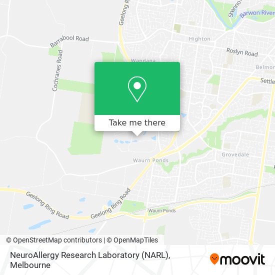 NeuroAllergy Research Laboratory (NARL) map