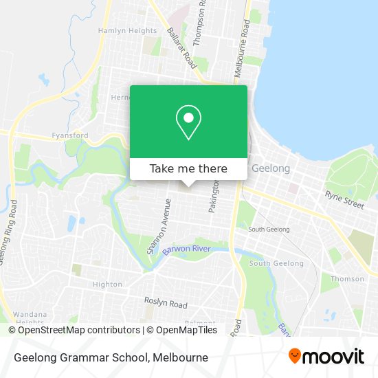 Geelong Grammar School map