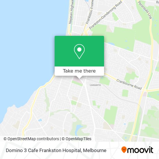 Mapa Domino 3 Cafe Frankston Hospital