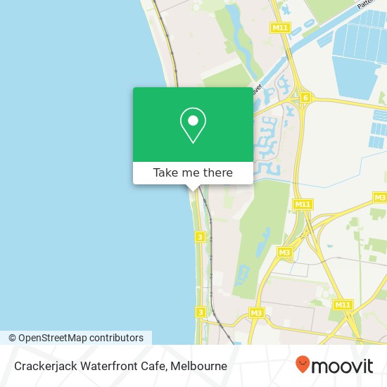 Crackerjack Waterfront Cafe map