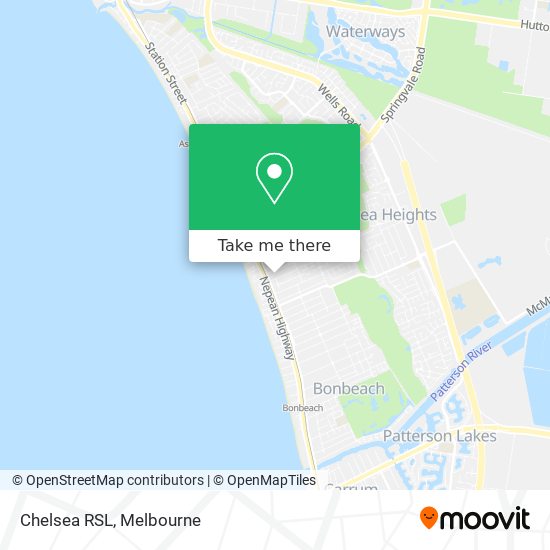 Chelsea RSL map
