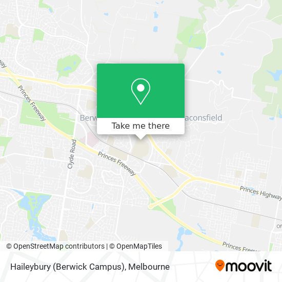 Haileybury (Berwick Campus) map