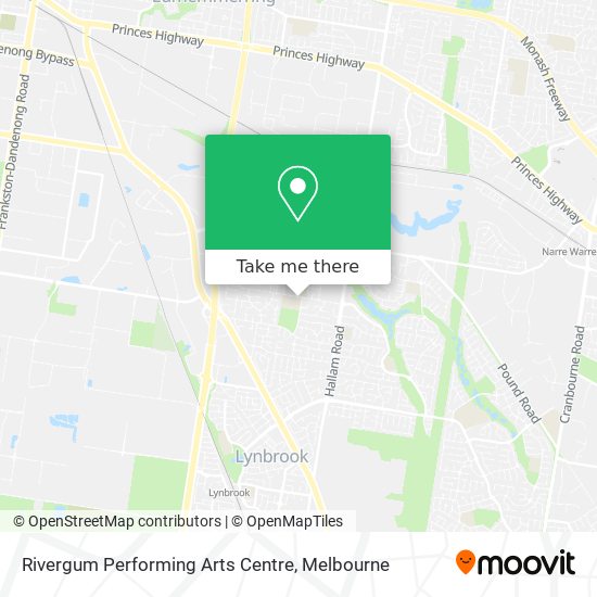 Mapa Rivergum Performing Arts Centre