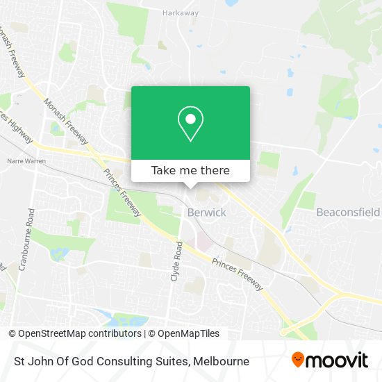 St John Of God Consulting Suites map