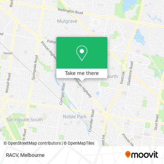 RACV map