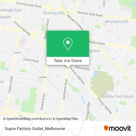 Supre Factory Outlet map