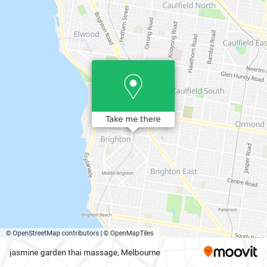 jasmine garden thai massage map