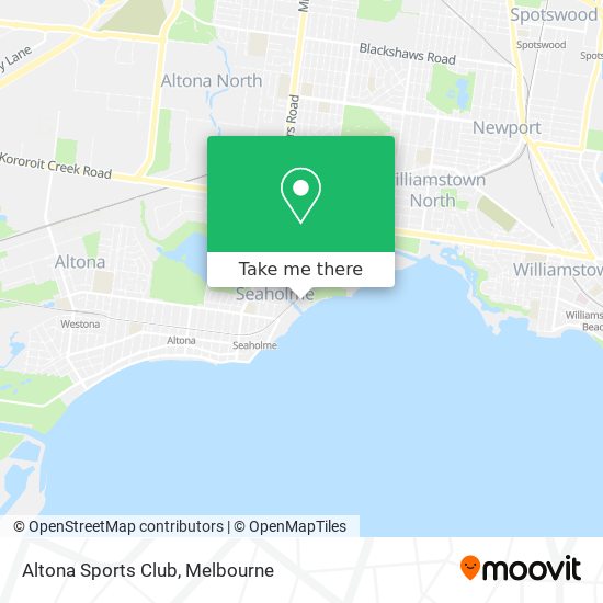 Altona Sports Club map