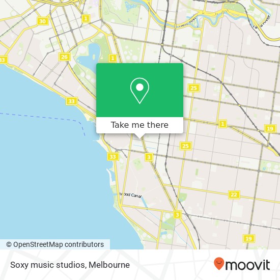 Soxy music studios map