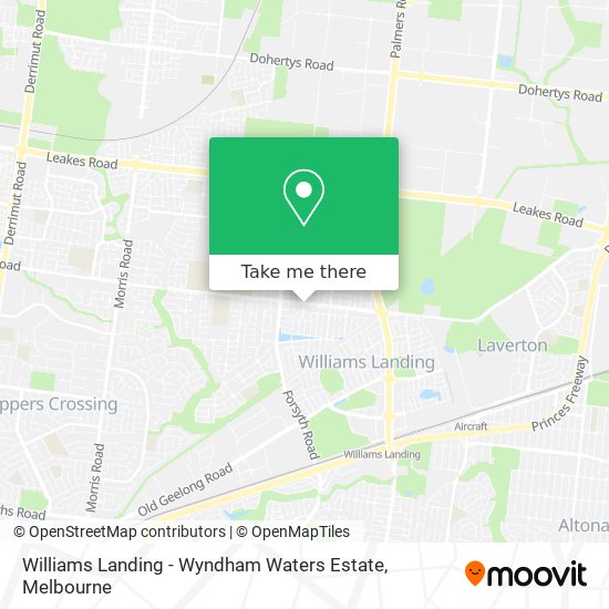 Williams Landing - Wyndham Waters Estate map