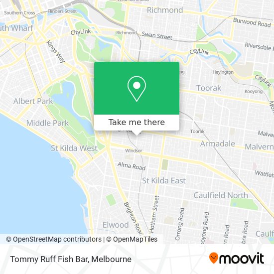 Tommy Ruff Fish Bar map