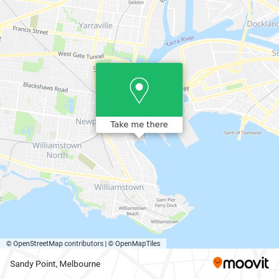 Sandy Point map