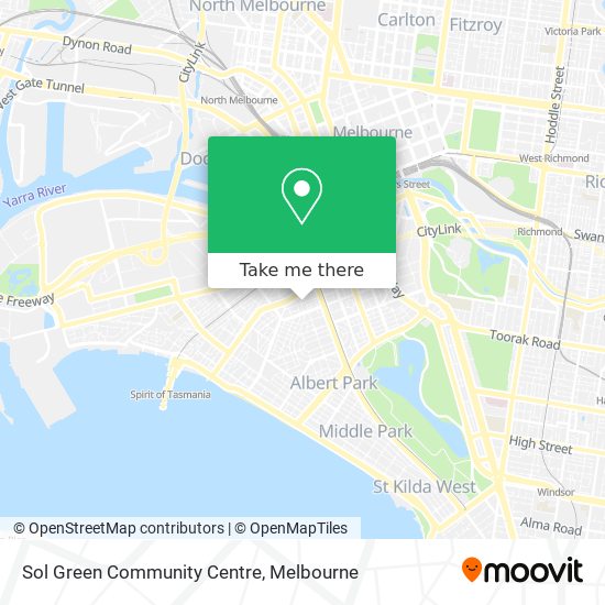Sol Green Community Centre map