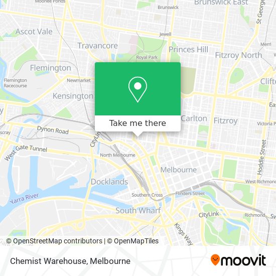 Chemist Warehouse map