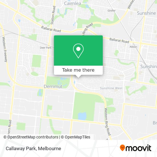 Callaway Park map