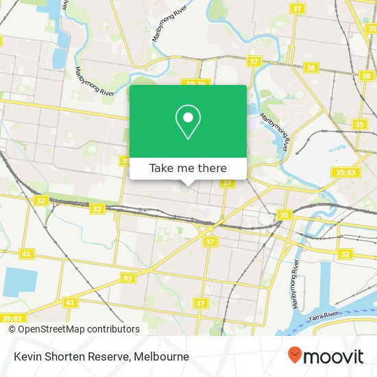 Mapa Kevin Shorten Reserve