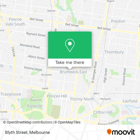 Blyth Street map