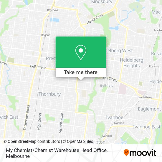 My Chemist / Chemist Warehouse Head Office map