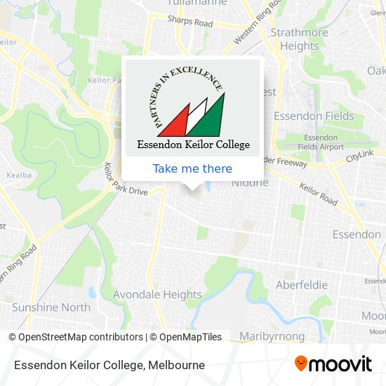 Essendon Keilor College map