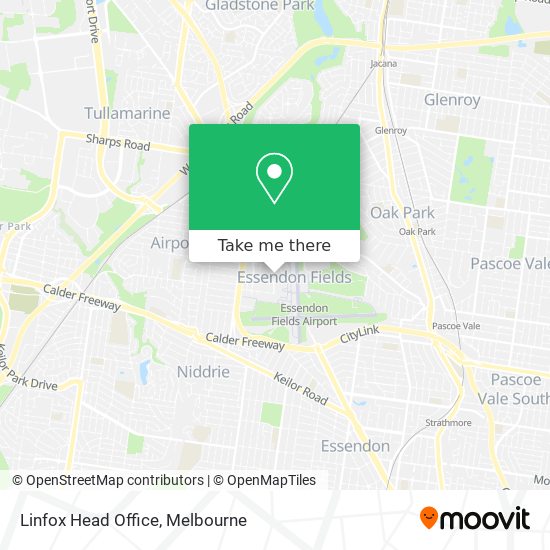 Linfox Head Office map