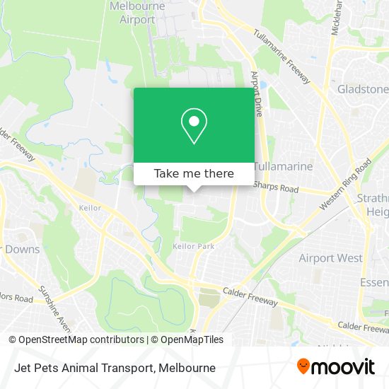 Jet Pets Animal Transport map