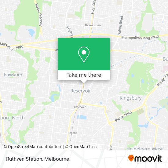 Ruthven Station map
