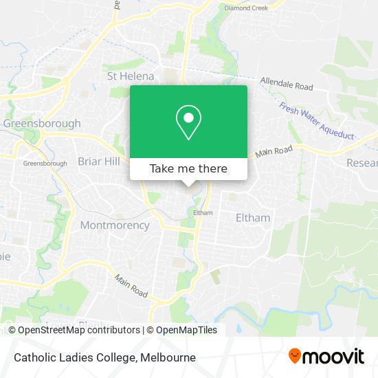 Catholic Ladies College map