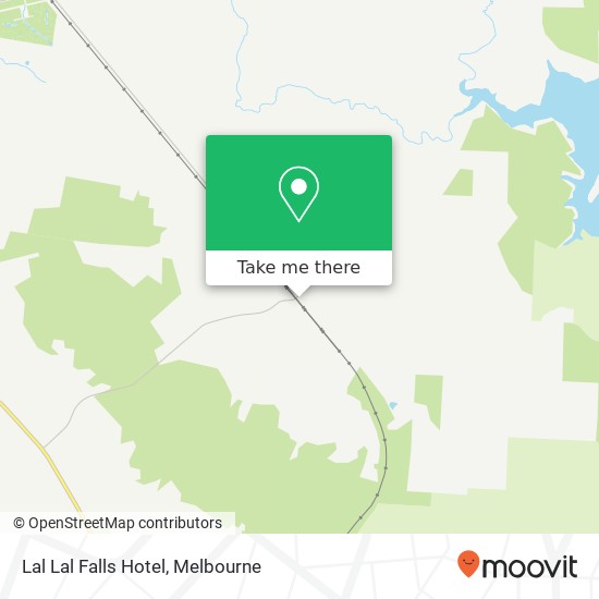 Lal Lal Falls Hotel map