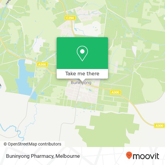 Buninyong Pharmacy map