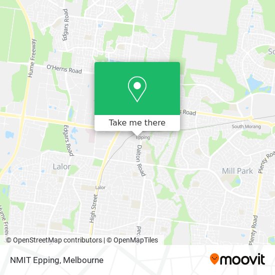NMIT Epping map