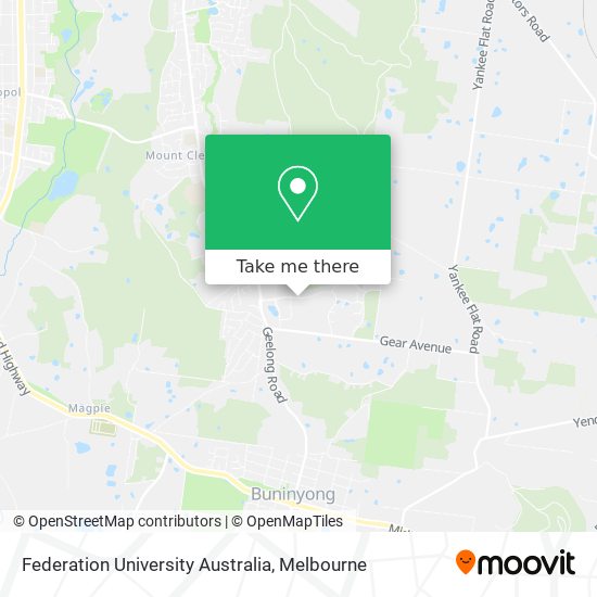 Federation University Australia map