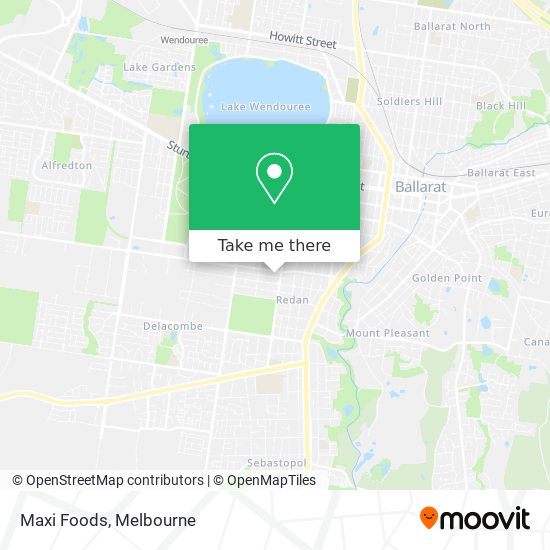 Maxi Foods map