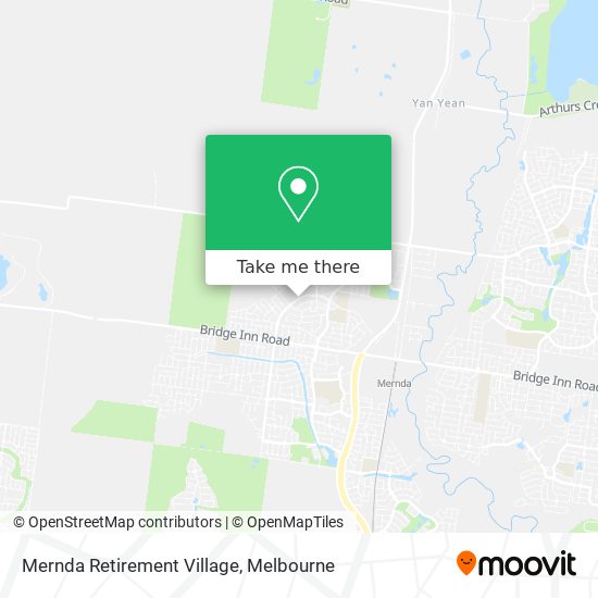 Mernda Retirement Village map