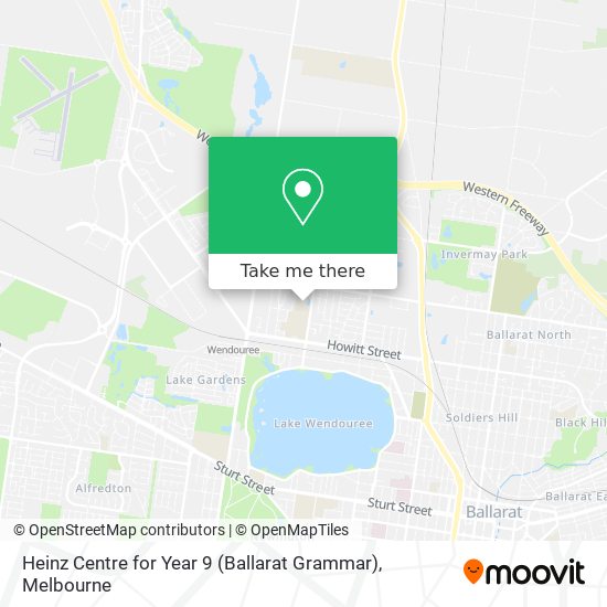 Heinz Centre for Year 9 (Ballarat Grammar) map