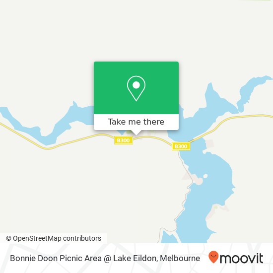 Bonnie Doon Picnic Area @ Lake Eildon map