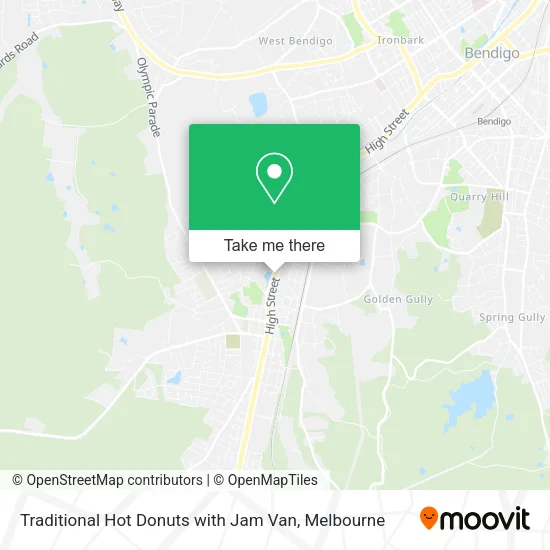 Traditional Hot Donuts with Jam Van map
