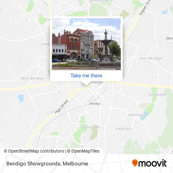 How to get to Bendigo Showgrounds by Train Bus or Tram