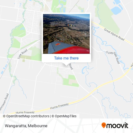 Wangaratta map