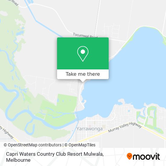 Capri Waters Country Club Resort Mulwala map