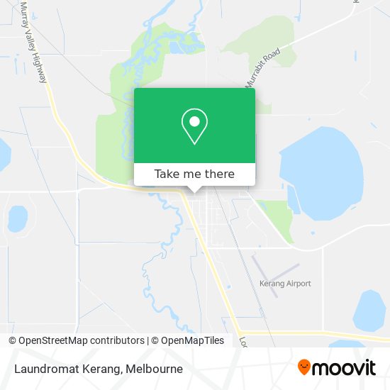 Laundromat Kerang map