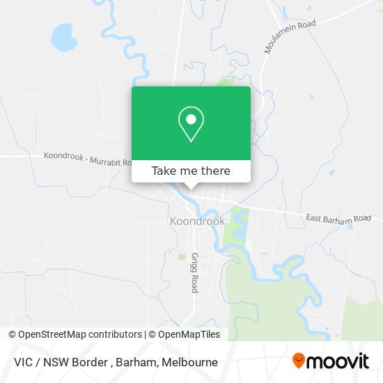 Vic Nsw Border Map How To Get To Vic / Nsw Border , Barham By Bus Or Train?