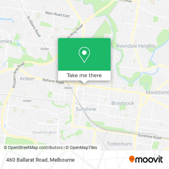 460 Ballarat Road map