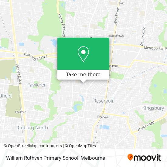 Mapa William Ruthven Primary School