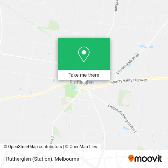 Mapa Rutherglen (Station)