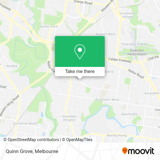 Mapa Quinn Grove