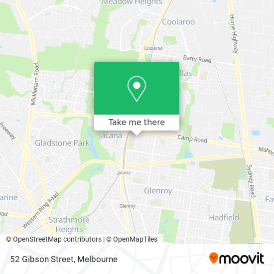 52 Gibson Street map