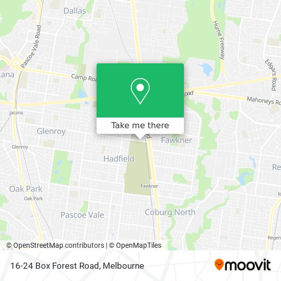 16-24 Box Forest Road map