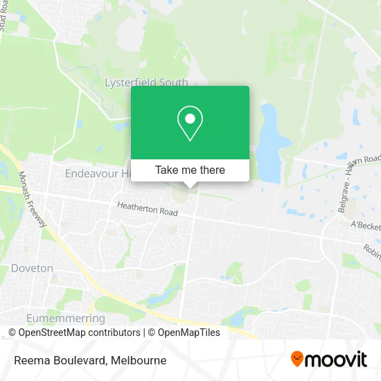 Reema Boulevard map