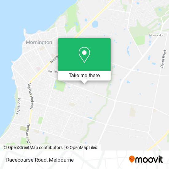 Racecourse Road map