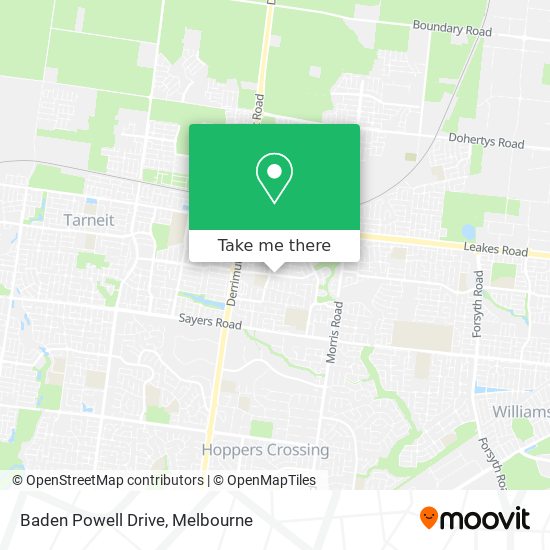Baden Powell Drive map